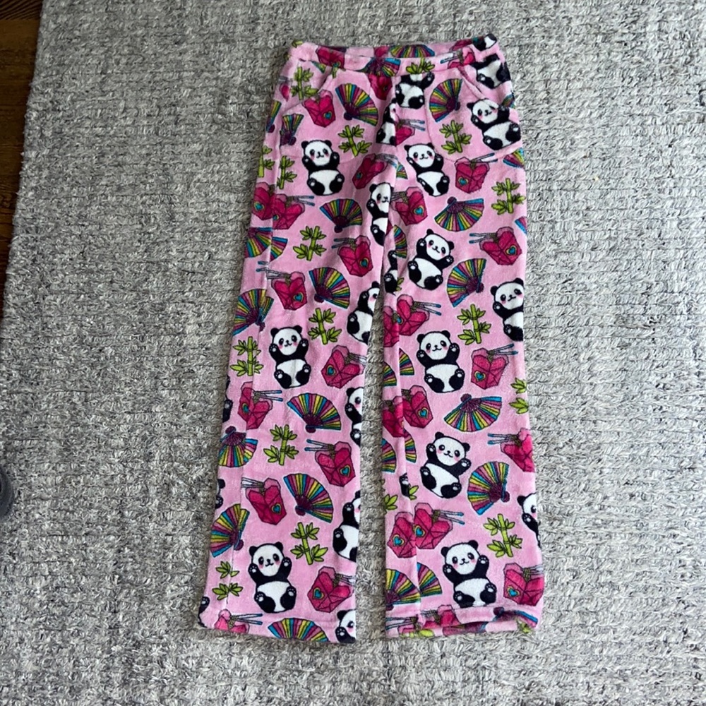 Girls fluffy pajama pants size 10/12